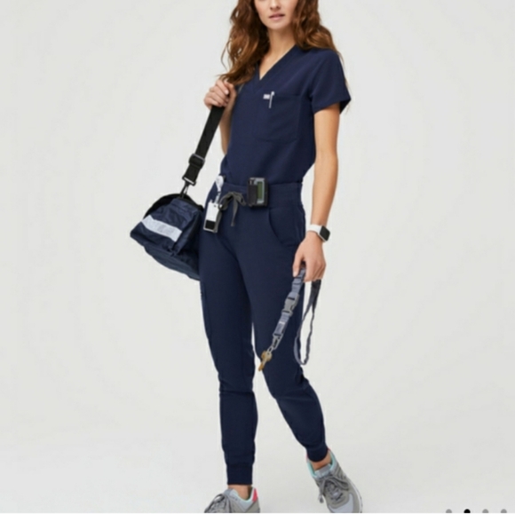 Figs navy blue scrub set - Picture 1 of 8